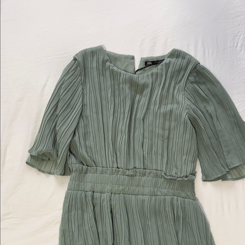 Zara Women's Sage Long Sleeve Dress